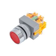 Выключатель кнопочный ABLF ВК-22 d22мм 220В красн. DEKraft 25014DEK