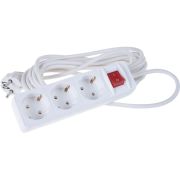 Удлинитель 3х5м с заземл. 10А IP20 2.2кВт ПВС с выкл. Союз 481S-7305