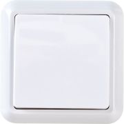 Выключатель 1-кл. ОП Оптима 10А IP20 А110-377 с монтаж. пластиной бел. Кунцево 8000