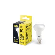 Лампа светодиодная 5Вт R50 4000К нейтр. бел. E14 450лм 230-240В IEK LLE-R50-5-230-40-E14