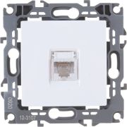 Розетка компьютерная Эра12 12-3107-01 RJ45 бел. Эра Б0014723