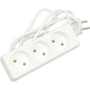 Удлинитель 3х1.5м без заземл. 10А IP20 У3 2P 250В 2х0.75 IEK WYP10-06-03-01-N