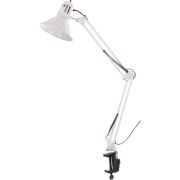 Светильник настольный СНС 13Б 60Вт E27 230В под лампу на струбцине бел. (кор.) IN HOME 4690612012728