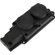 Колодка удлинителя 2-м 16А IP44 230В 2P+PE влагозащ. каучук PROCONNECT 111-112-4