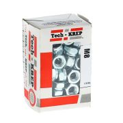 Гайка самоконтрящаяся М8 DIN 985 оцинк. (уп.100шт) Tech-Krep/Zitar 105254