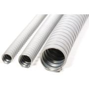Металлорукав в ПВХ изоляции МРПИ НГ 25 d25мм без протяжки сер. (уп.50м) ГОФРОМАТИК zeta41913