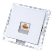 Розетка телефонная 1-м СП AtlasDesign RJ11 механизм алюм. SE ATN000381