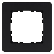 Рамка 1-м G-Flex черн. матов. soft touch Jasmart G1101PB